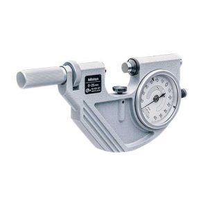 میکرومتر عقربه‌ای میتوتویو مدل 121-523 از پهلو زااویه 45 درجه